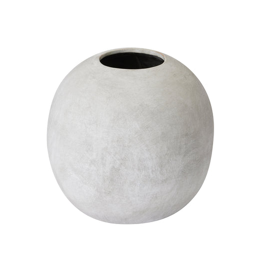 GLOBE STONE VASE