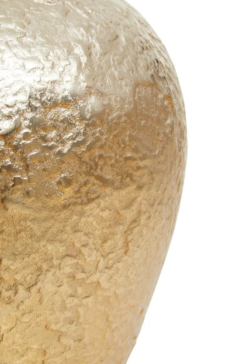 Hand casted Large Silver and Gold Ombre Vase